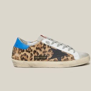 Golden Goose Deluxe Brand Animal Superstar Leopard Print
